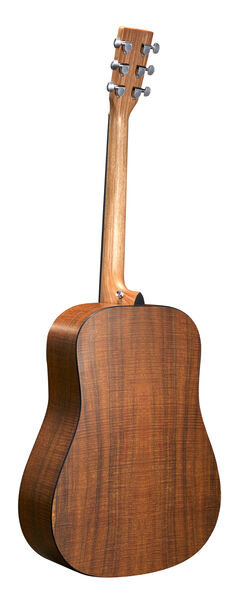 Back of Martin D-X1E Koa Guitar image number 1