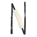 Martin Vintage Leather Acoustic Straps with Padded Slider - Black image number 1
