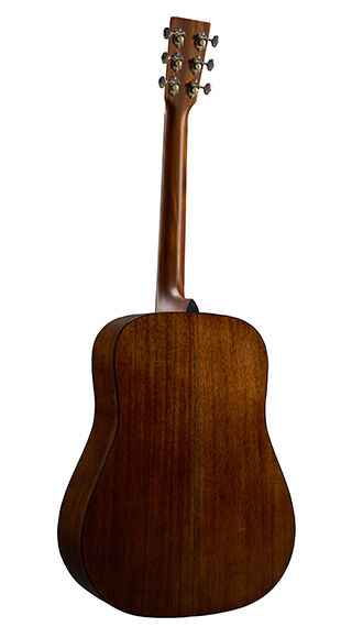 Back of Martin D-18 Gloss 1935 Sunburst Guitar