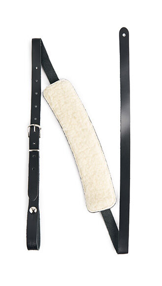 Vintage Leather Acoustic Straps with Padded Slider