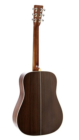 Back of Martin HD-28 Gloss 1935 Sunburst Guitar
