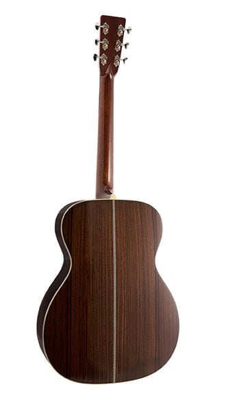 Back of Martin 000-EC 30th Anniversary Guitar