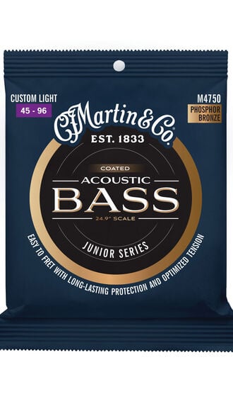 Short Scale Coated Acoustic Bass Strings