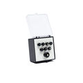 Martin Pearl Inlaid Bridge Pins & Endpins (Black) image number 1