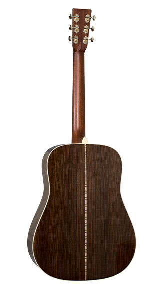 Back of Martin D-28 Guitar