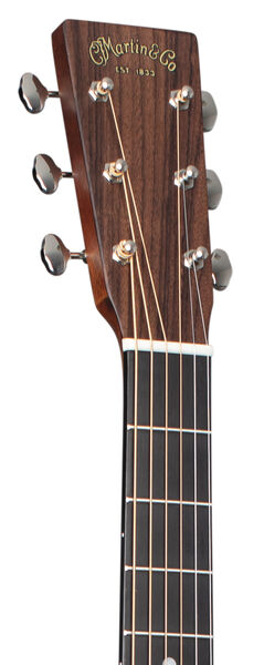 Headstock and Neck of Martin D-16E Mahogany Gloss Top Guitar image number 3