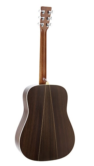 Back of Martin D-35 Gloss 1935 Sunburst Guitar