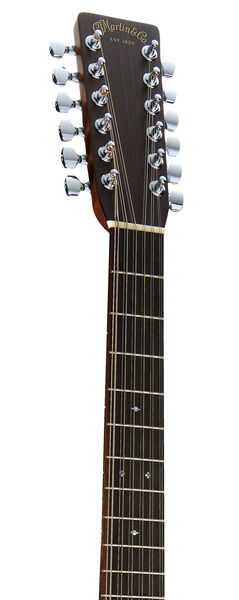Headstock and Neck of Martin HD12-28 Guitar image number 3
