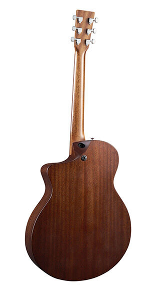 Back of Martin SC-10E Modern Sapele Guitar