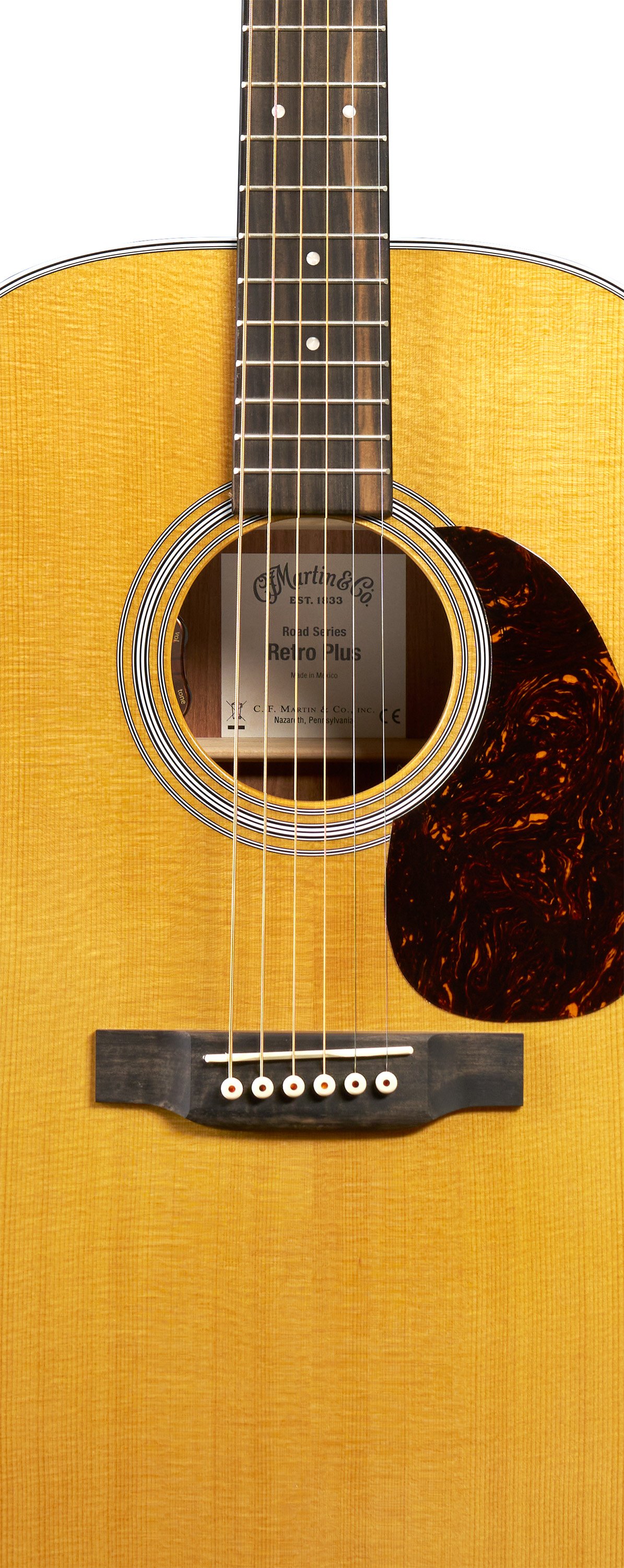 Body of Martin DE Retro Plus Granadillo Guitar image number 3