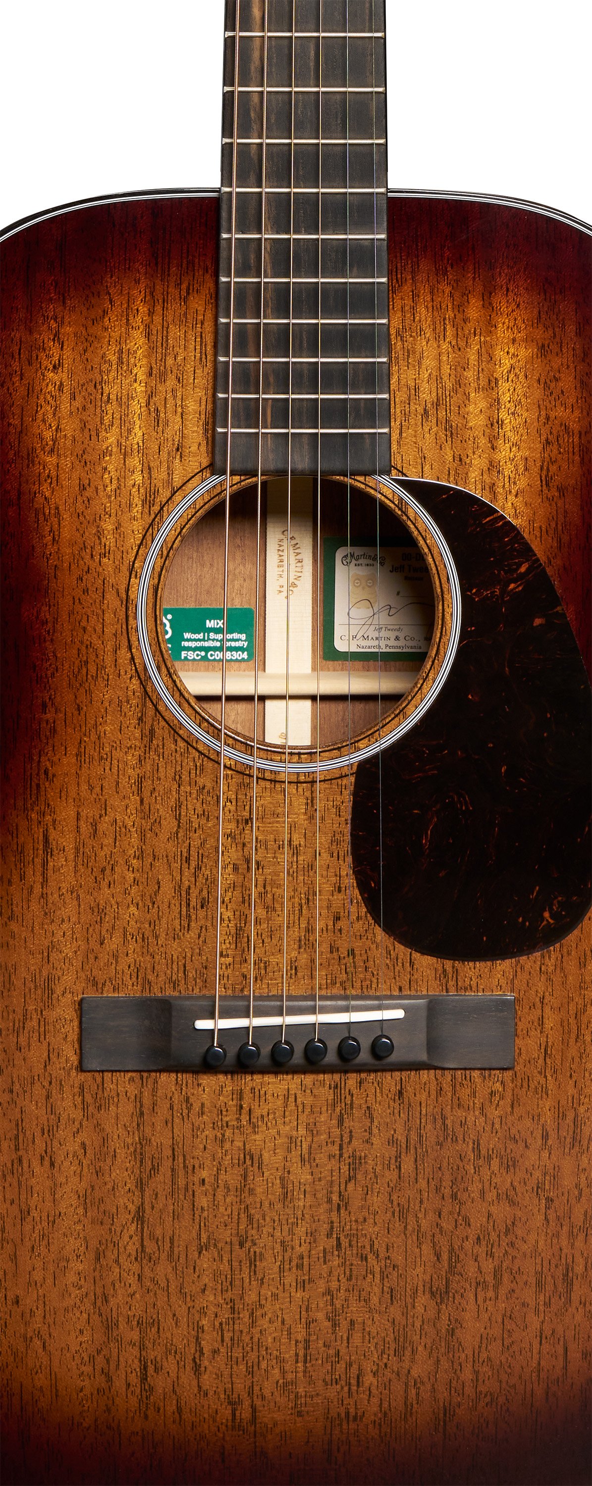 Body of Martin 00 DB Jeff Tweedy Guitar image number 3