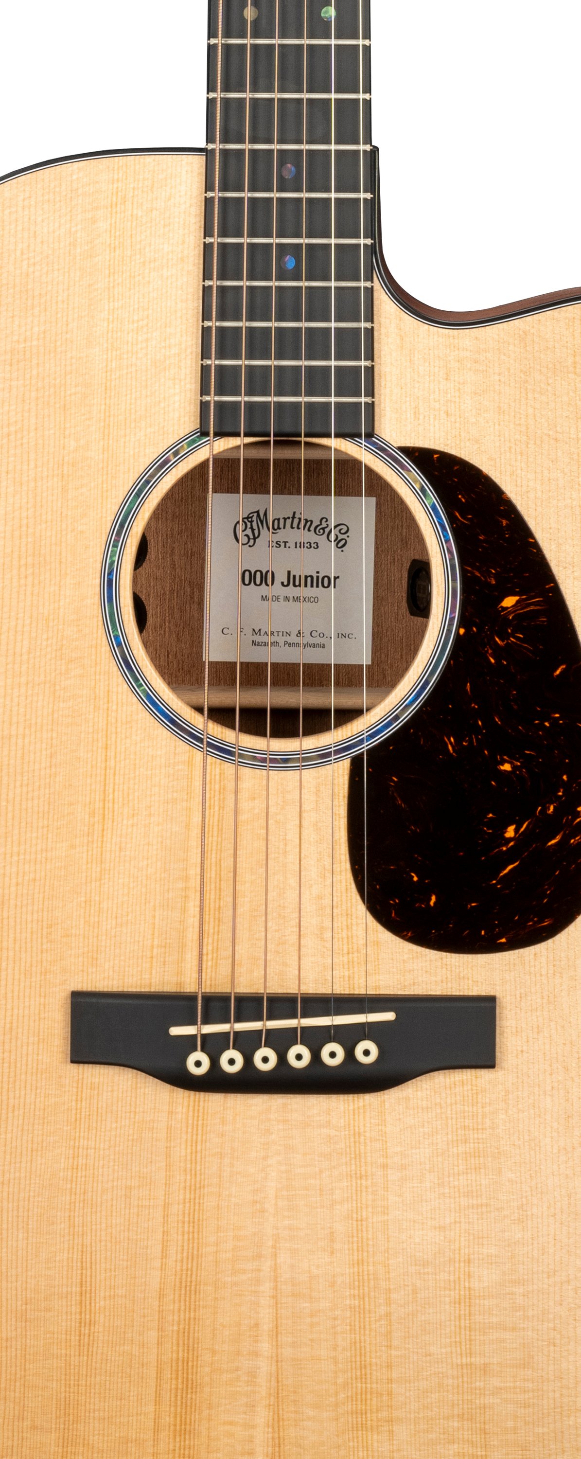 Body of Martin 000C Jr E Guitar image number 3