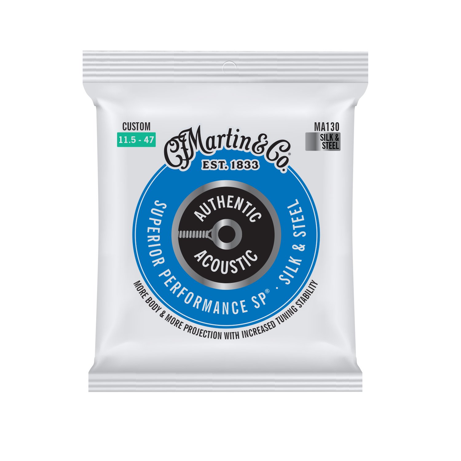 Authentic Acoustic SP&reg; Guitar Strings Silk & Steel image number 1