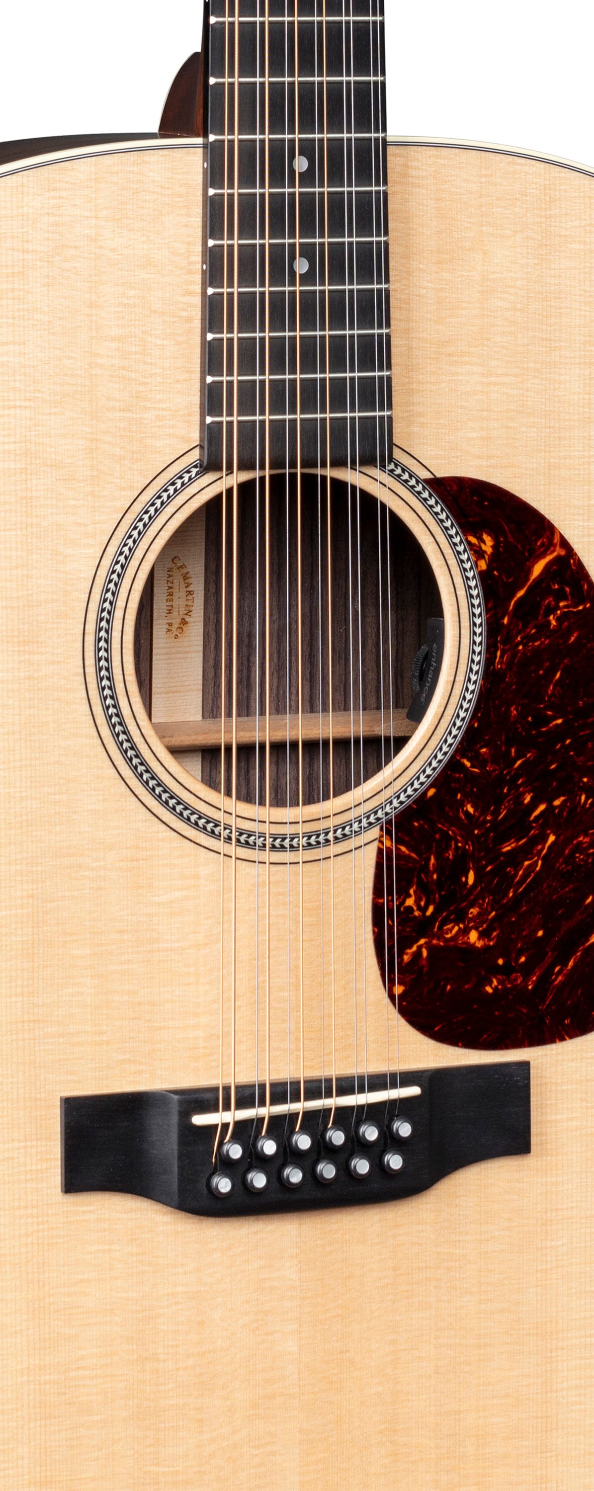 Body of Martin Grand J-16E 12-String Gloss Top Guitar image number 3