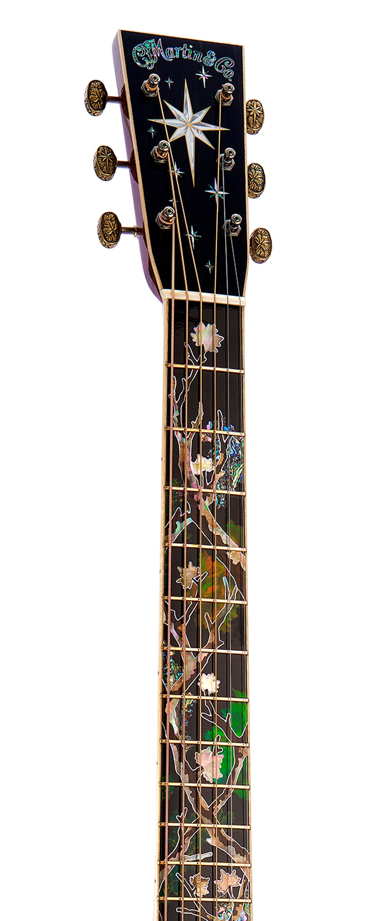 Headstock and Neck of Martin D-300 Guitar image number 4