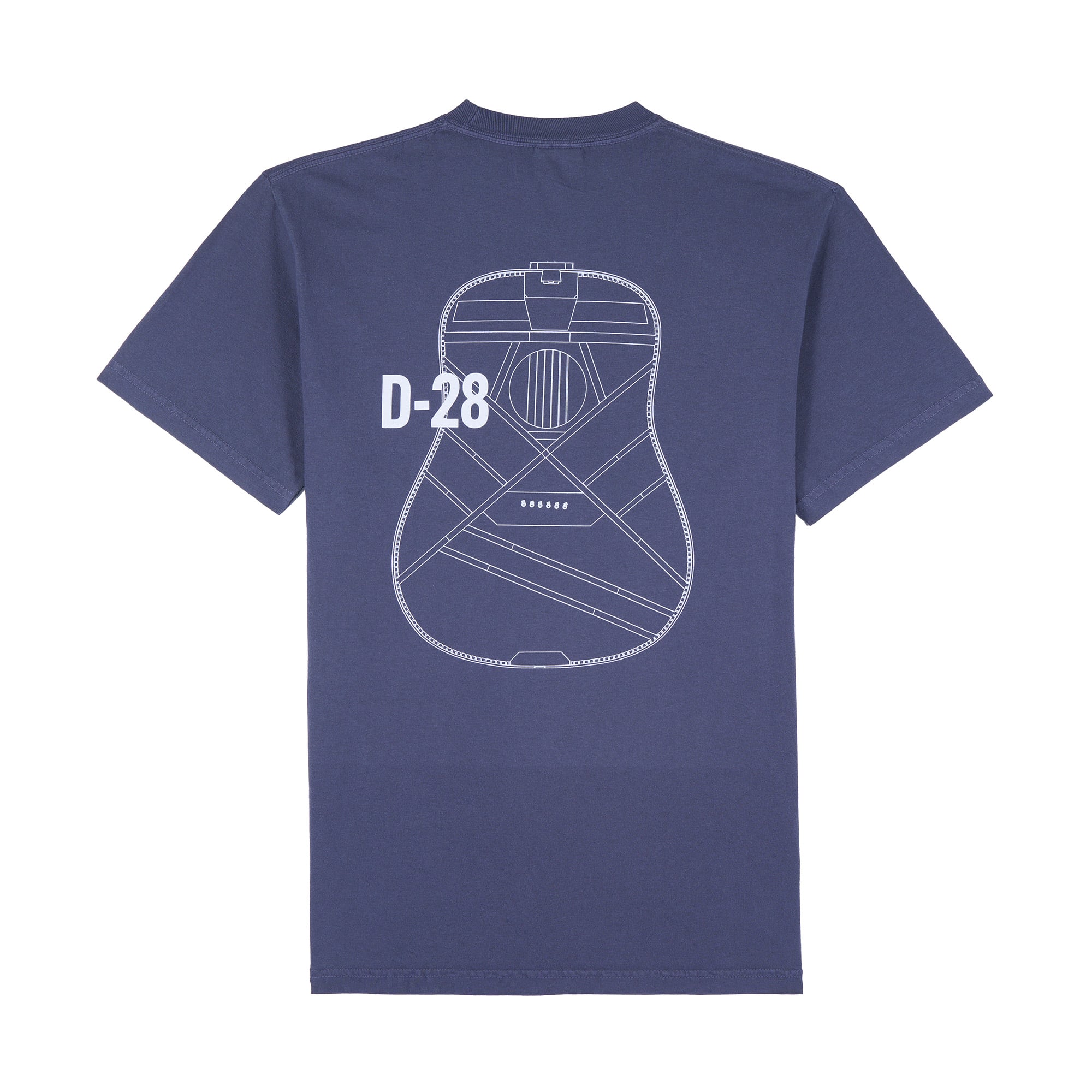Back of Martin D-28 Blueprint T-Shirt image number 4