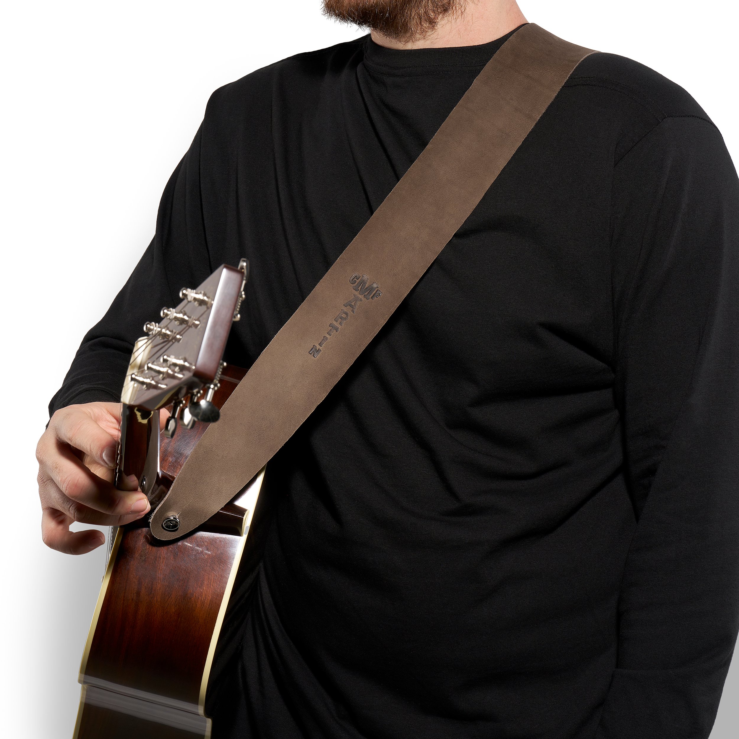 Martin Grayburst Reversible Roughout Leather Strap image number 4