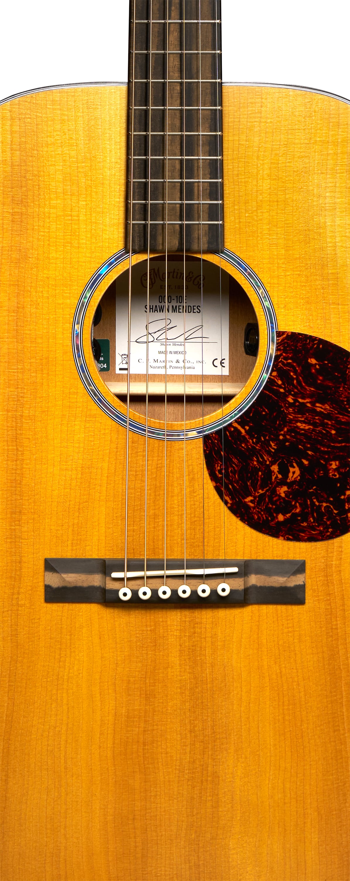 Body of 000-10E Shawn Mendes Martin Guitar image number 3