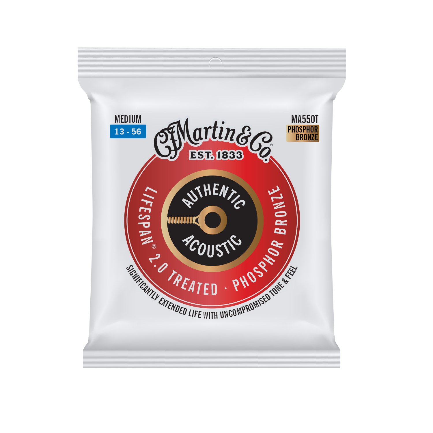 Front of Martin Lifespan MA550T Guitar Strings image number 1