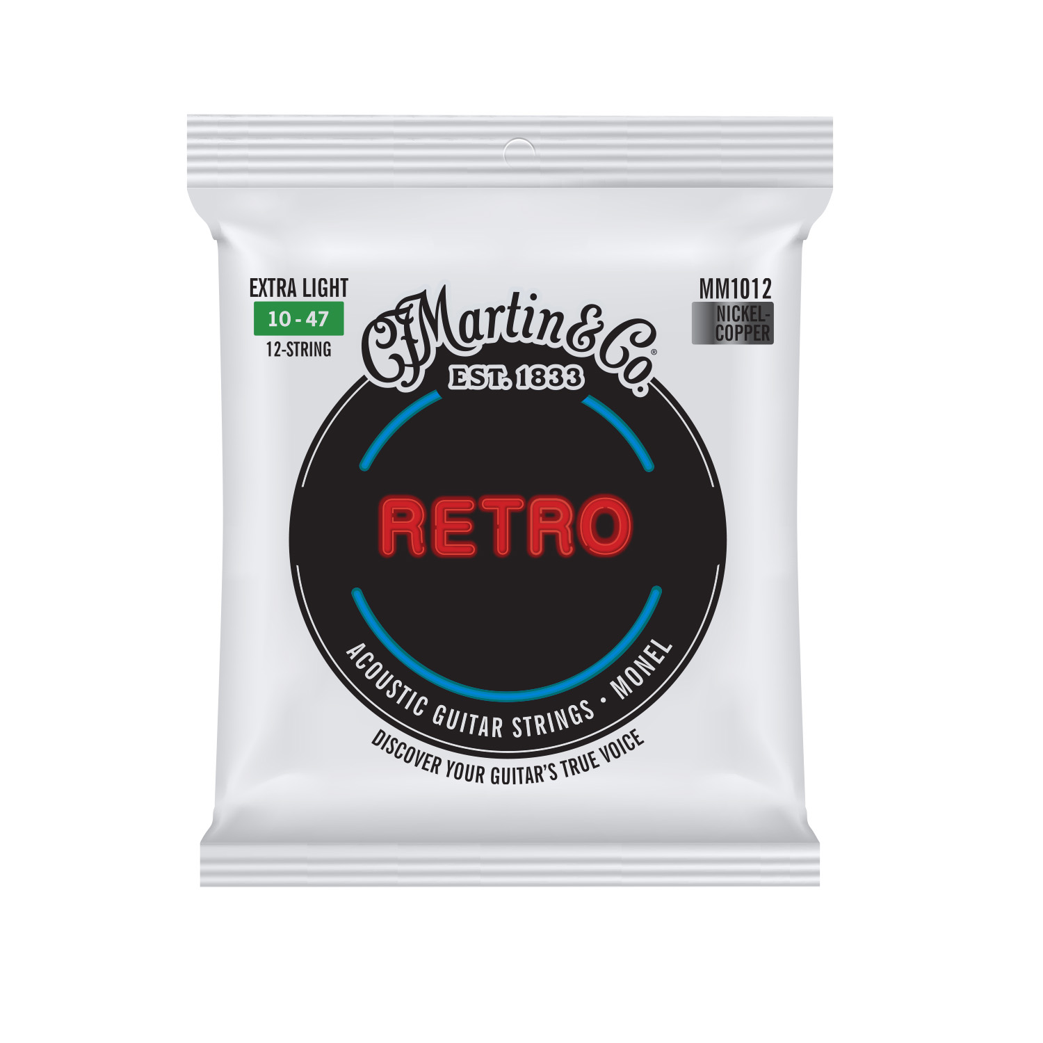 Martin Extra Light 12-String Retro Guitar Strings image number 1