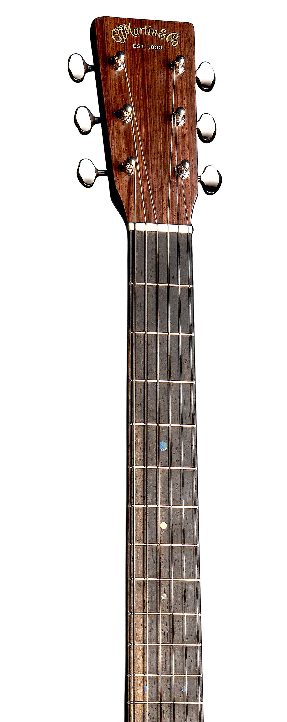 Headstock and Neck of Martin DE Retro Plus Mahogany Guitar image number 4