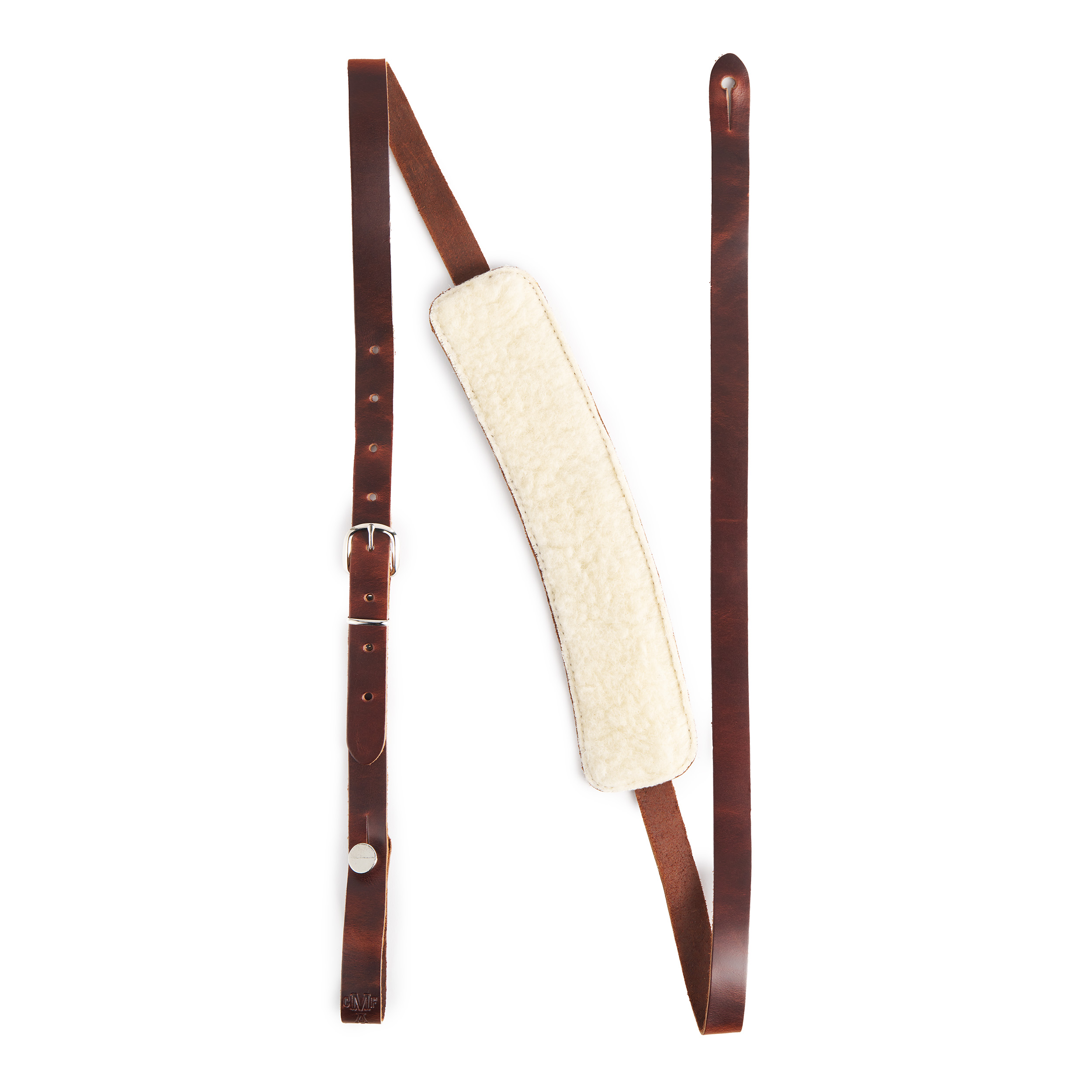 Martin Vintage Leather Acoustic Straps with Padded Slider - Brown image number 1