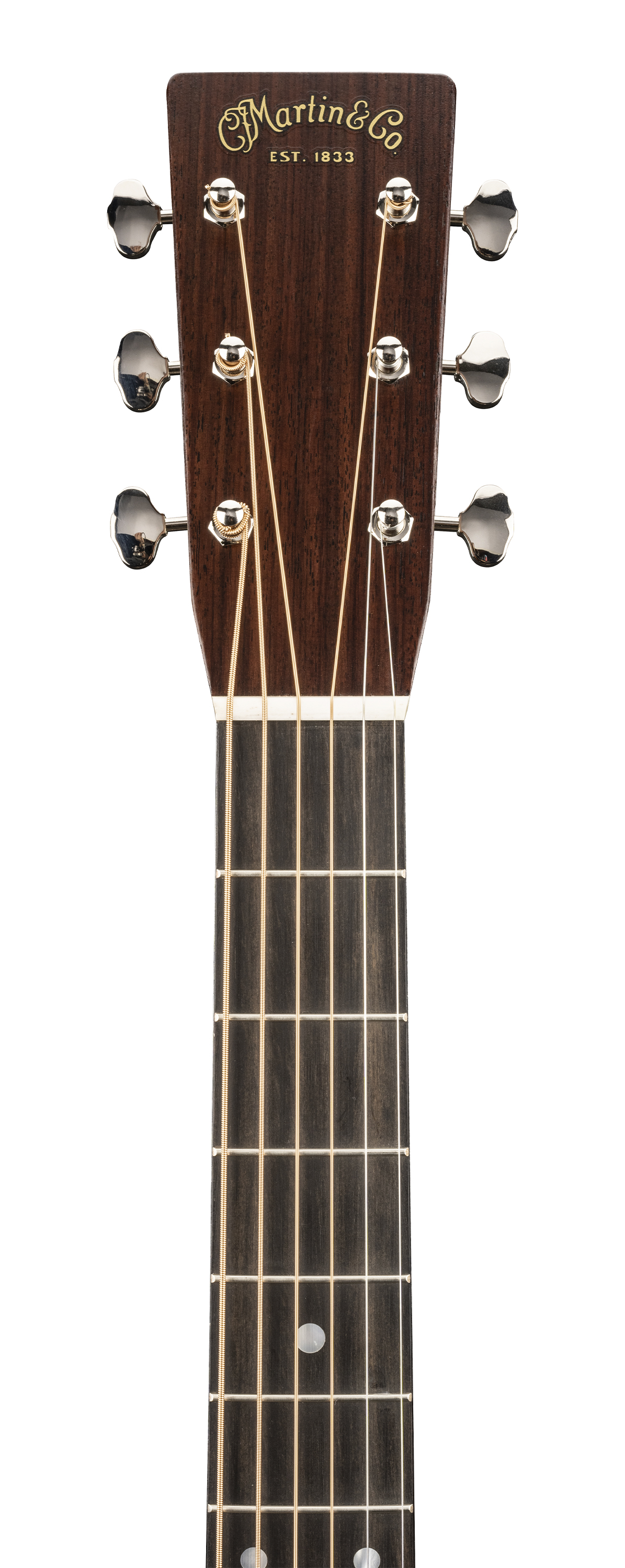 Headstock and Neck of Martin D-18 Satin Amberburst Guitar image number 4