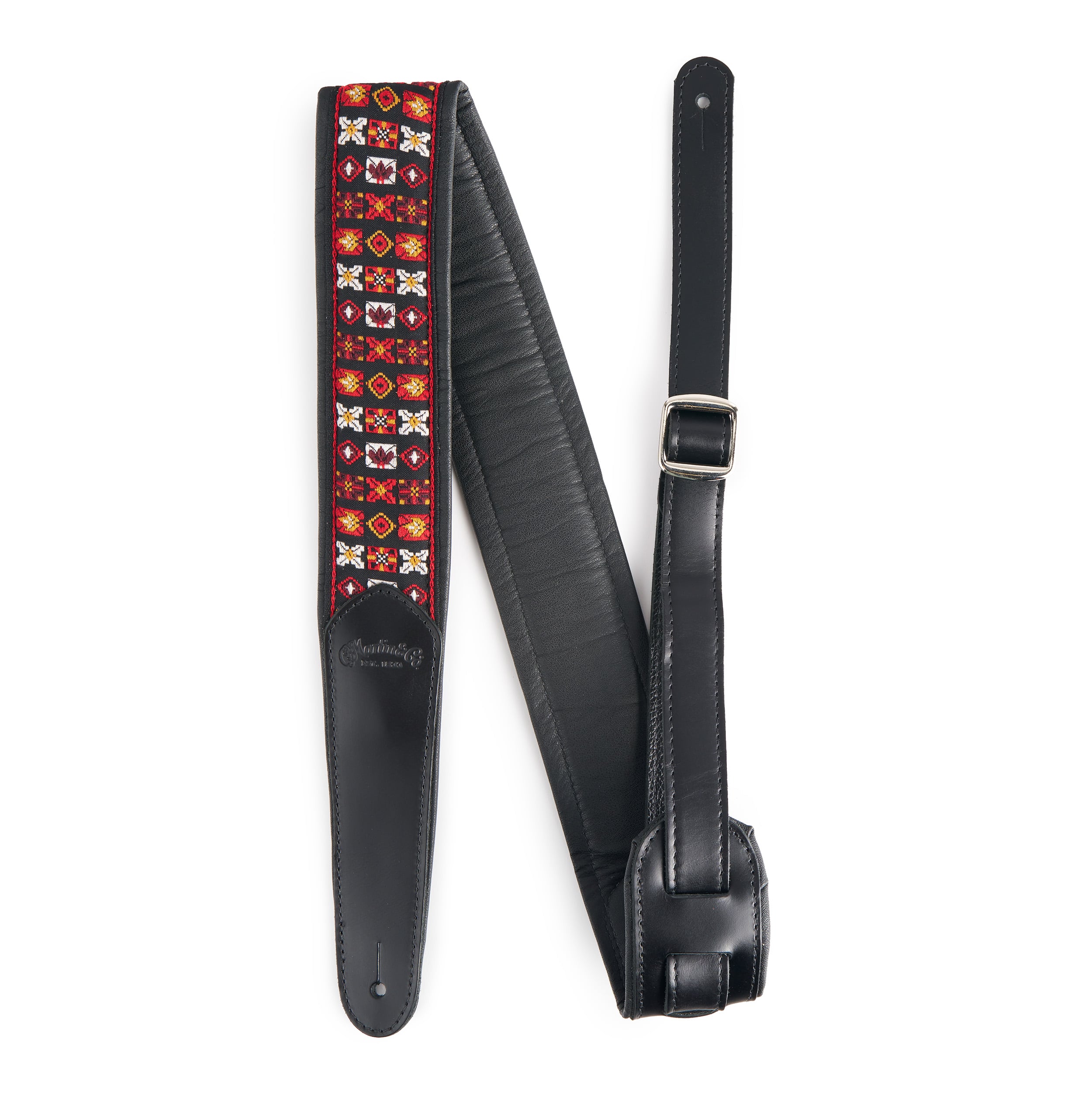 Martin Burnt Orange Jacquard Leather Strap image number 1
