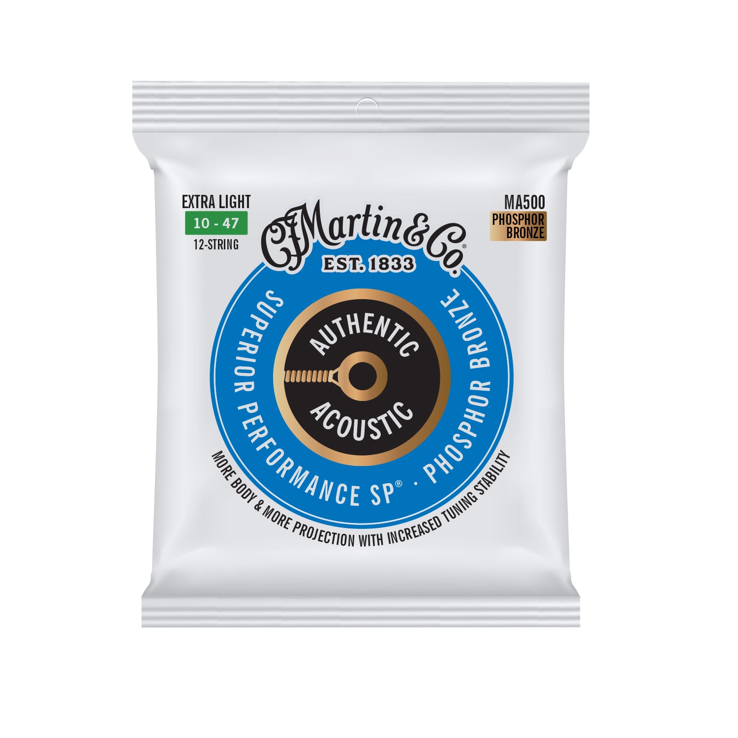 Authentic Acoustic SP&reg; Guitar Strings Phosphor Bronze image number 1