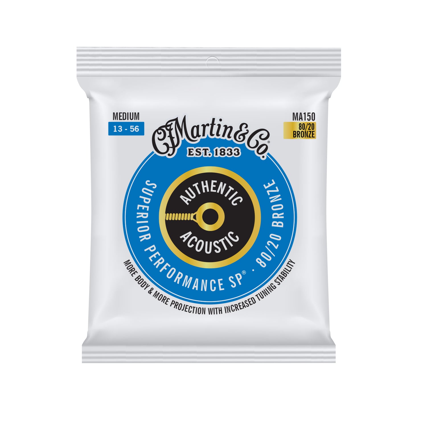 Authentic Acoustic SP&reg; Guitar Strings 80/20 Bronze image number 1