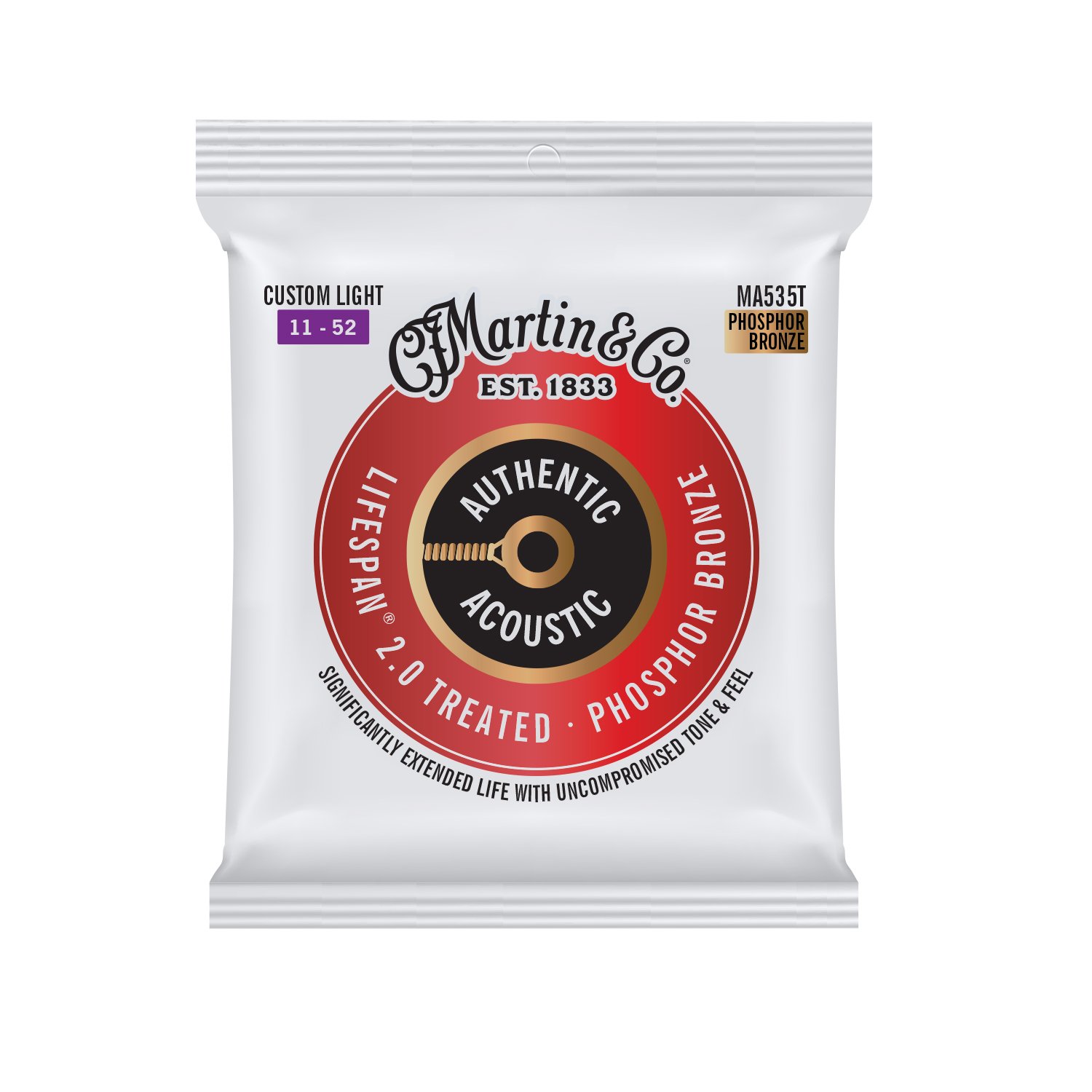 Front of Martin Lifespan MA535T Guitar Strings image number 1