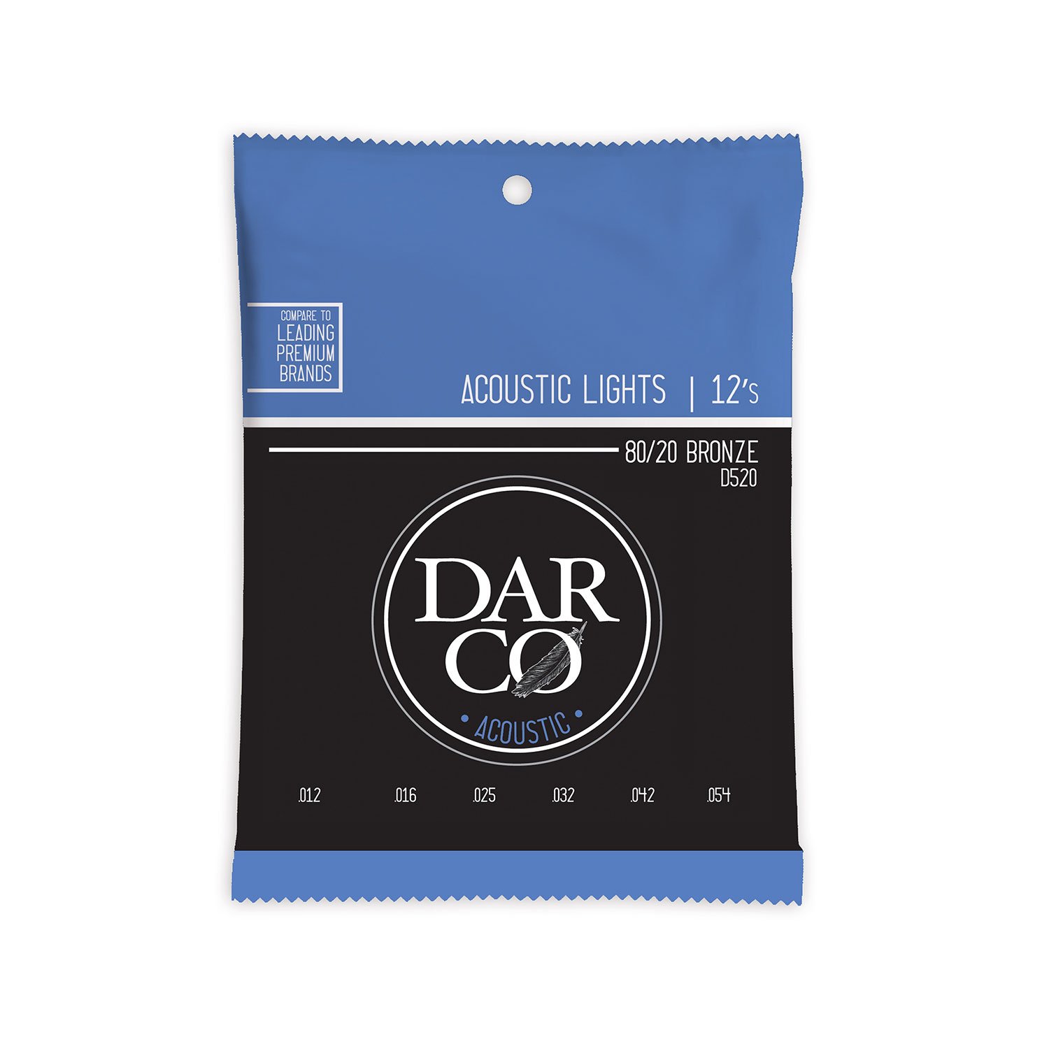 Darco&reg; Acoustic Guitar Strings 80/20 Bronze image number 1