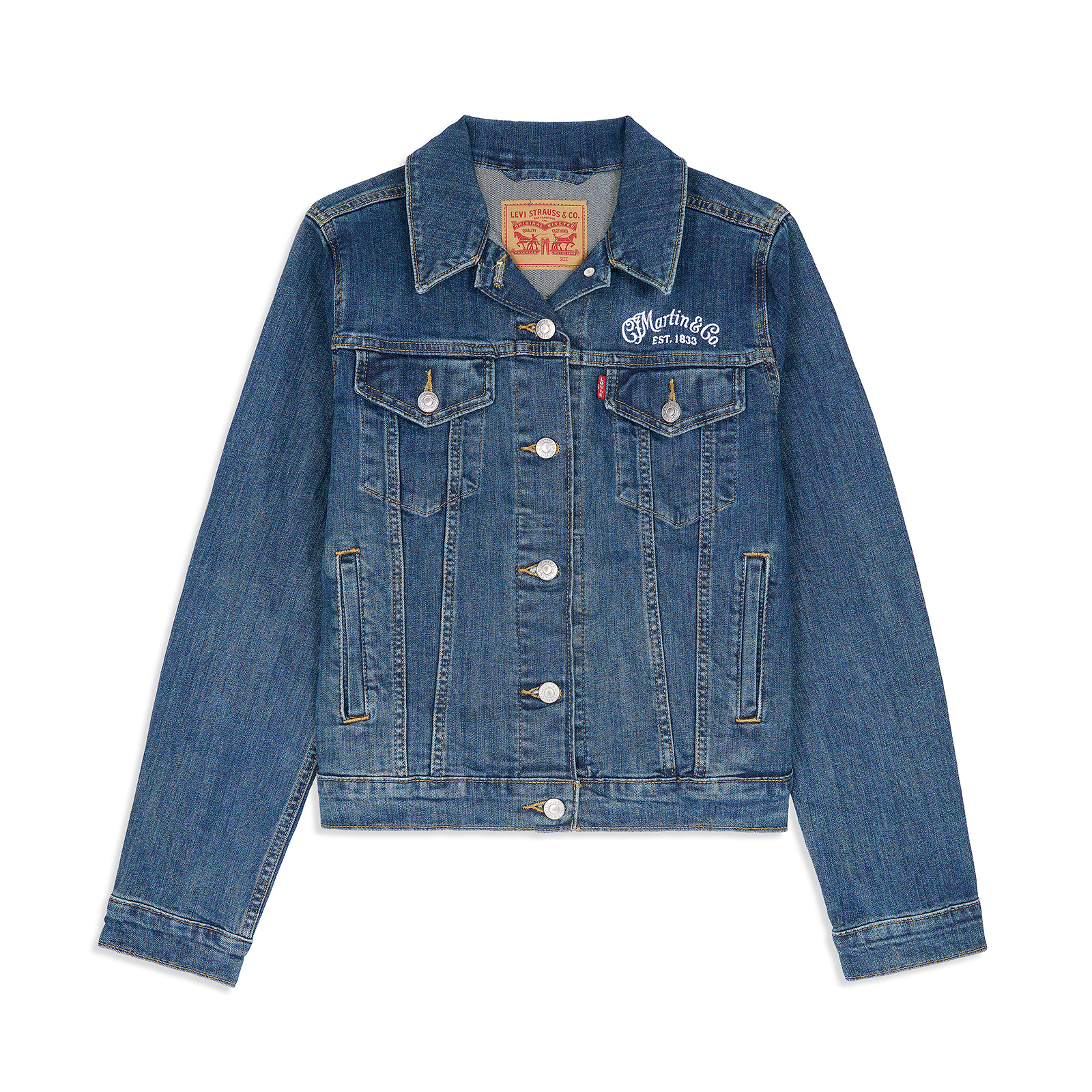 Levi's Denim Jacket Waterless Light Wash Sz. M 2010s | eBay