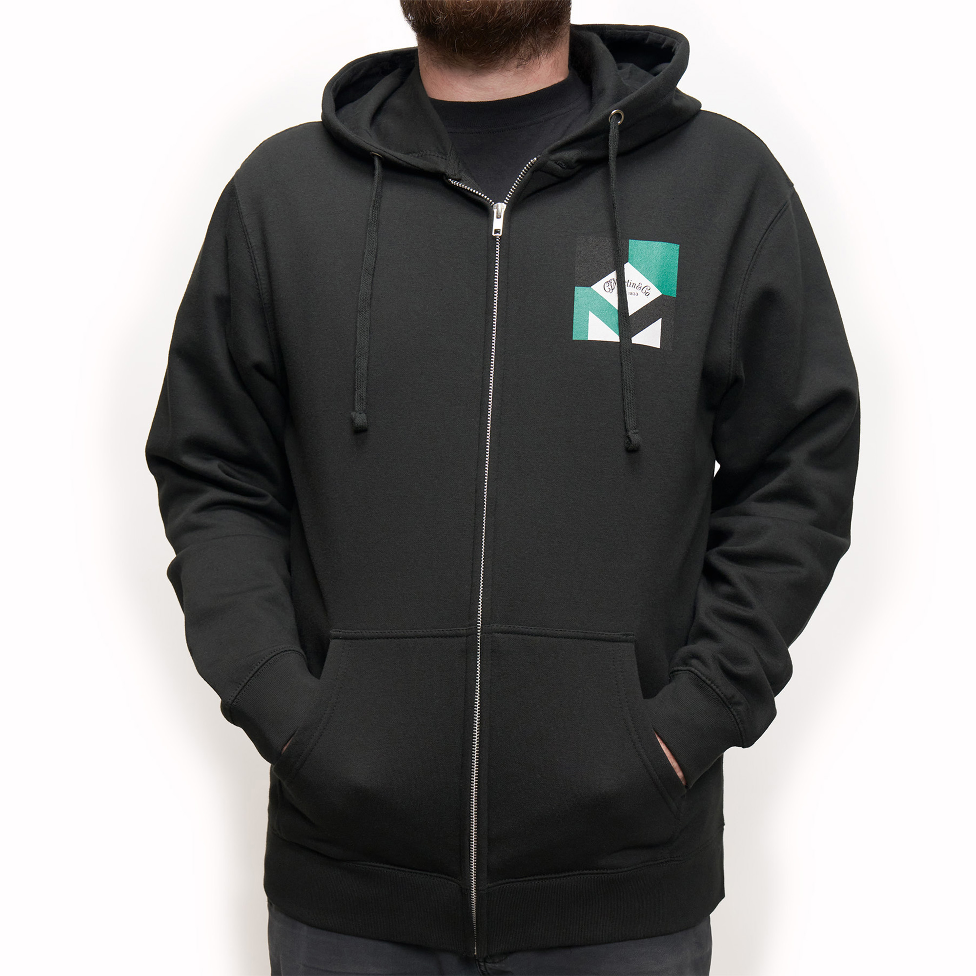 Front of Martin Retro Logo Full-Zip Hoodie image number 1