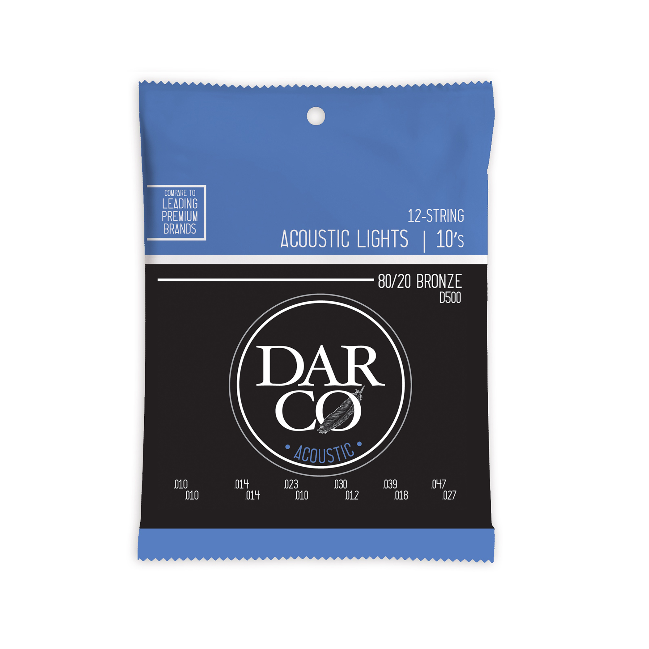 Darco&reg; Acoustic Guitar Strings 80/20 Bronze image number 1