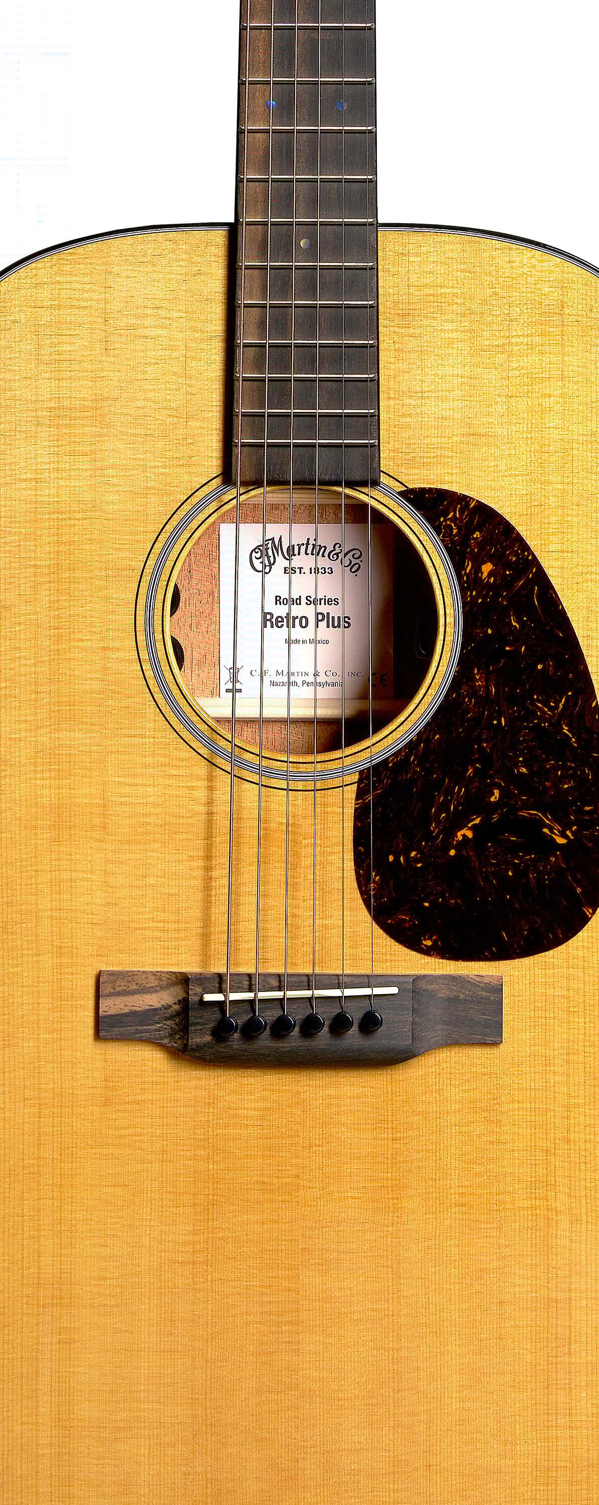 Body of Martin DE Retro Plus Mahogany Guitar image number 3