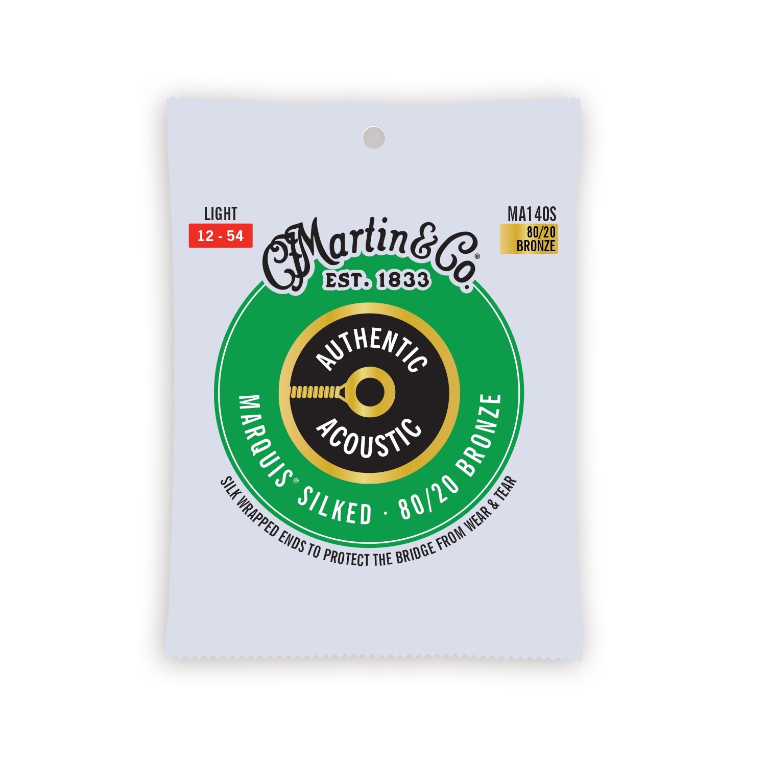 Authentic Acoustic Marquis&reg; Silked Guitar Strings 80/20 Bronze image number 1