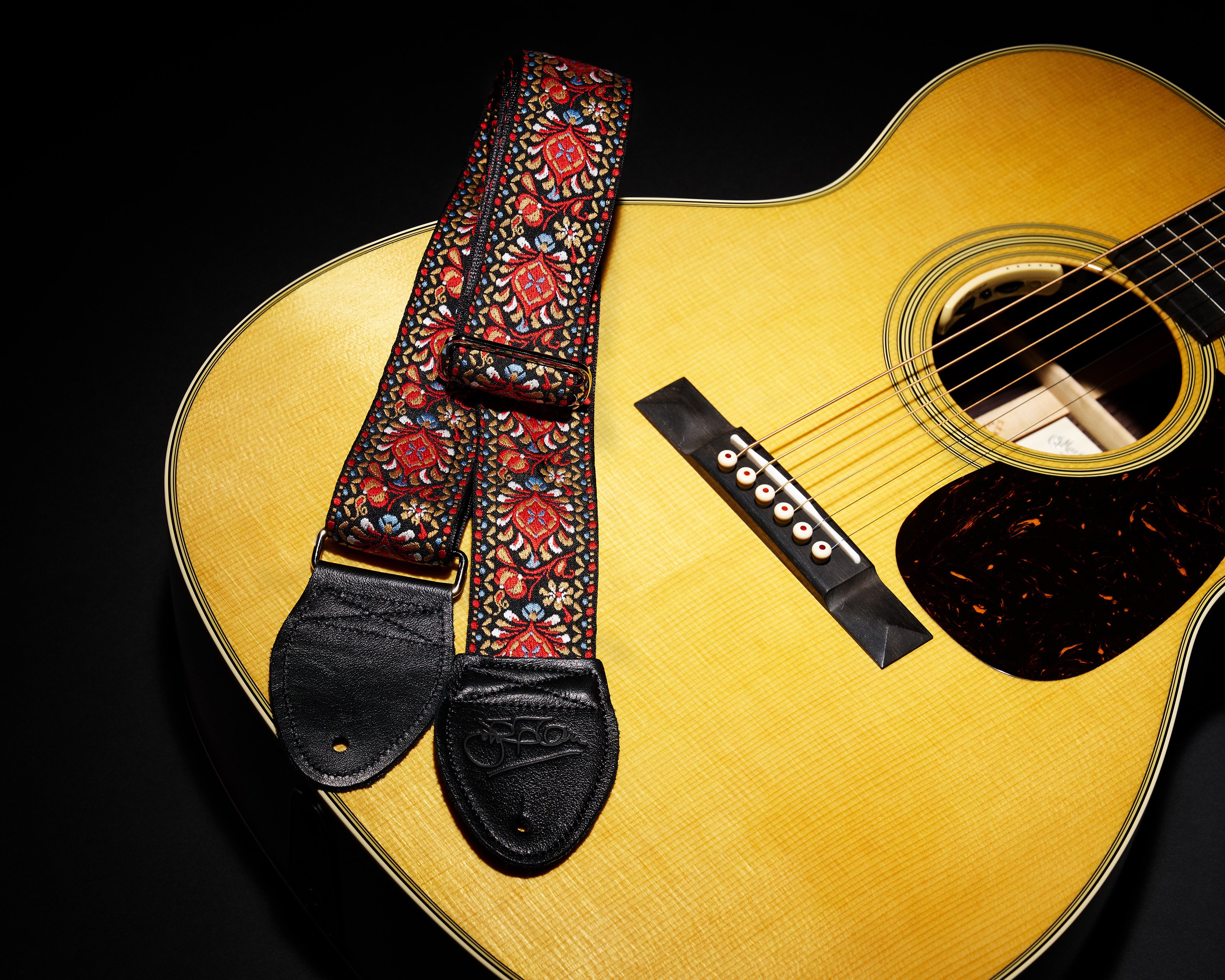 Martin M-6 Johnny Marr Guitar and Custom Strap image number 5
