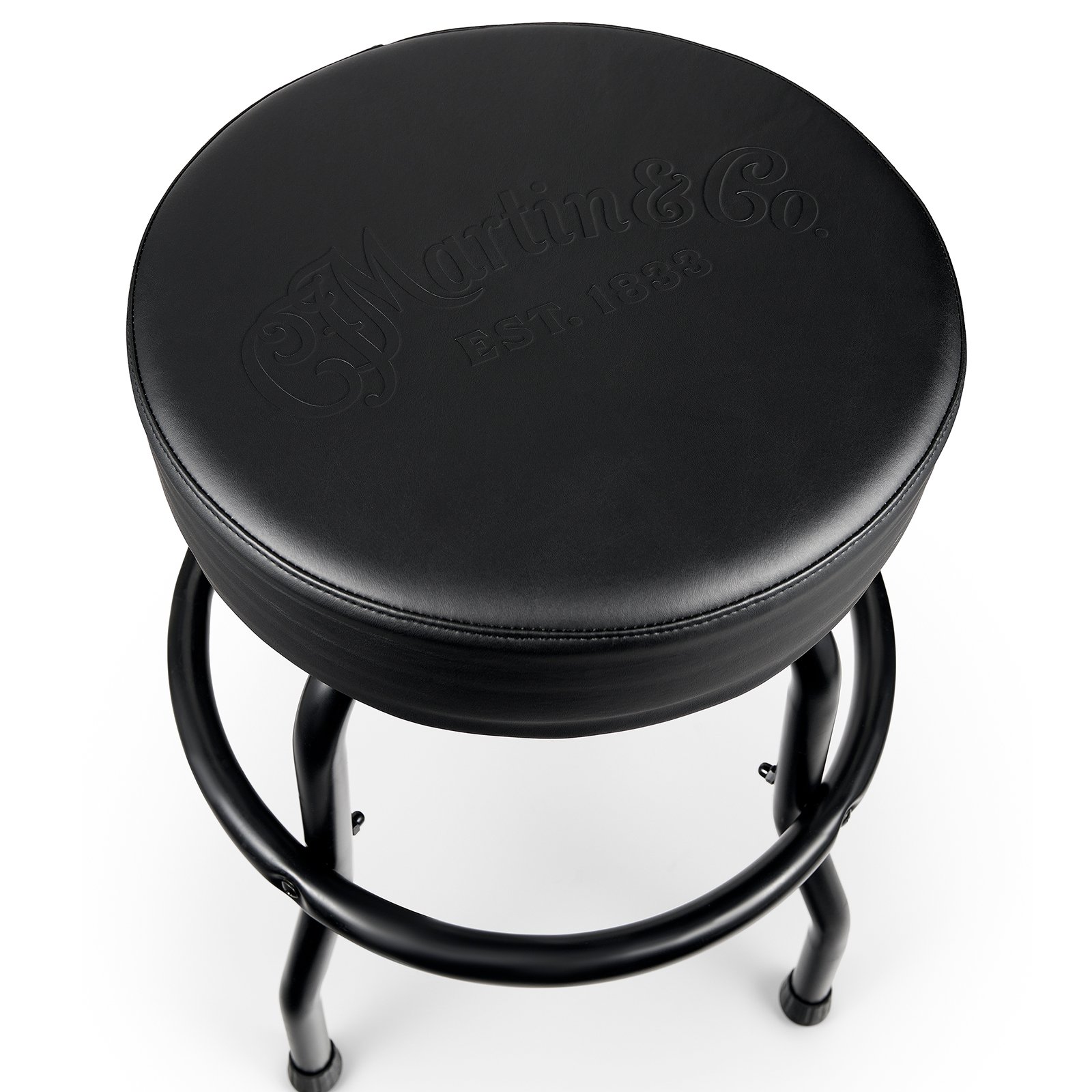 Martin Tone on Tone Black Barstool image number 3