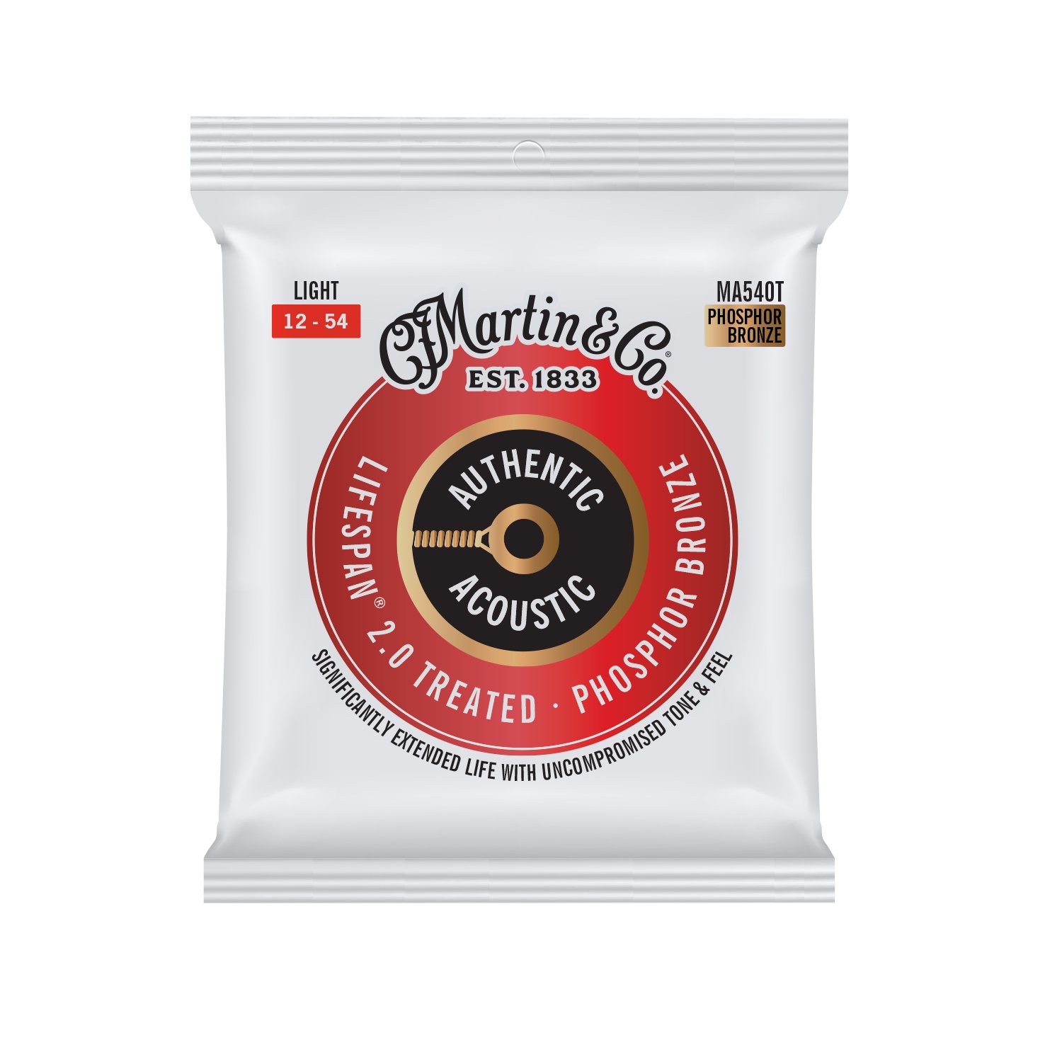 Front of Martin Lifespan MA540T Guitar Strings image number 1