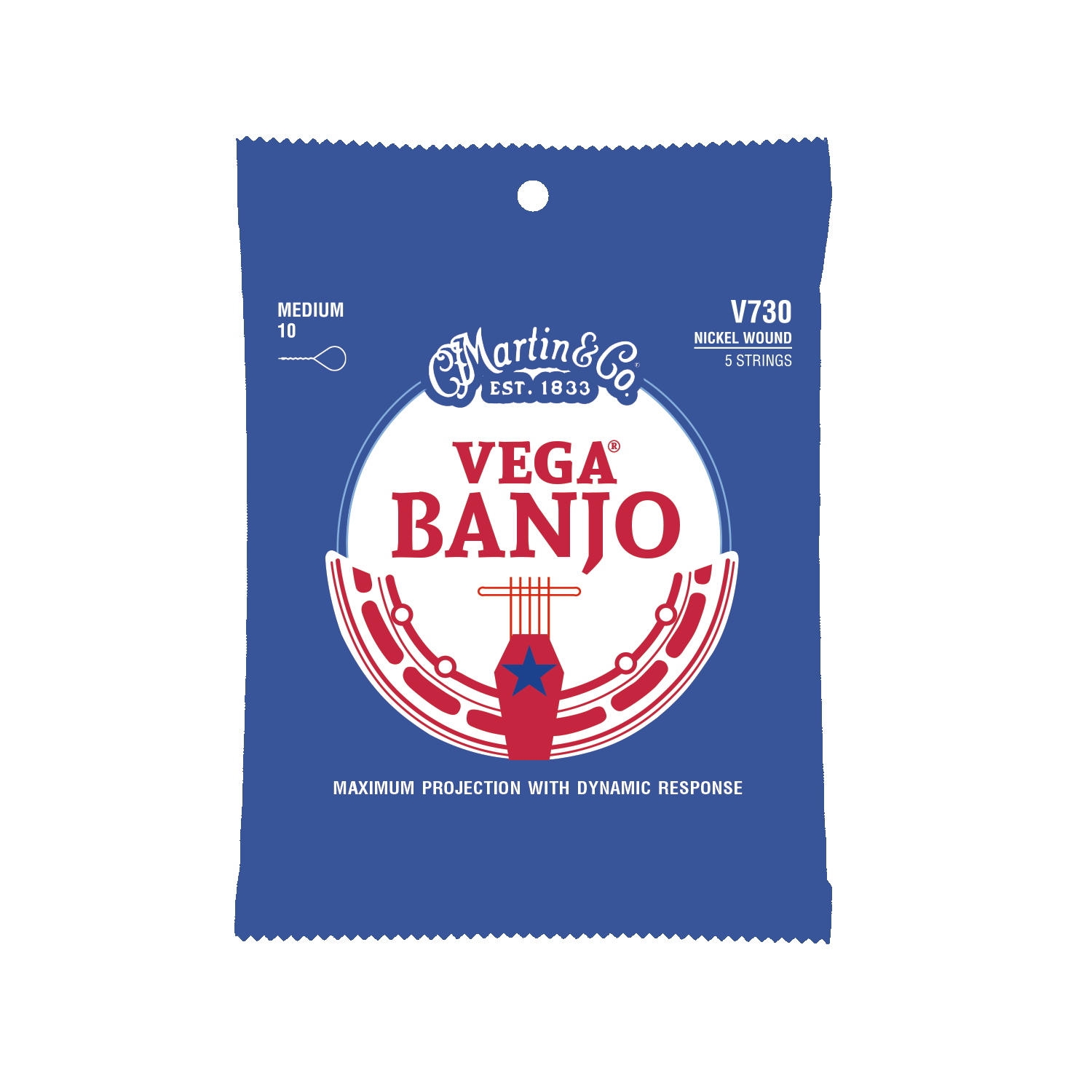 Vega® Banjo Strings Nickel image number 1