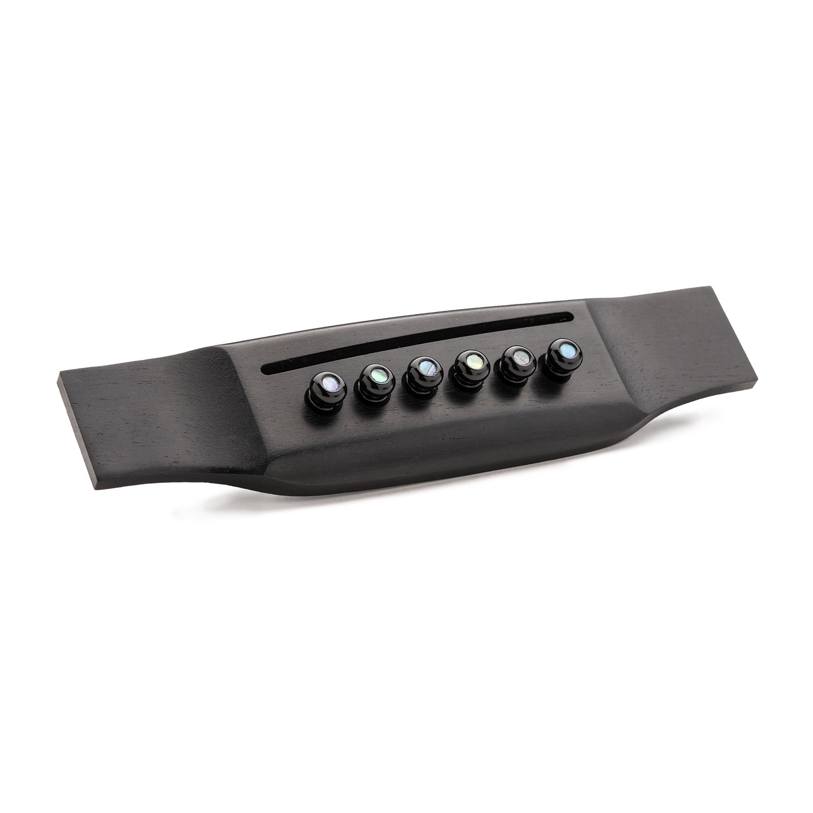 LUXE BY MARTIN® Bridge Pins (Gloss Black with Pearl