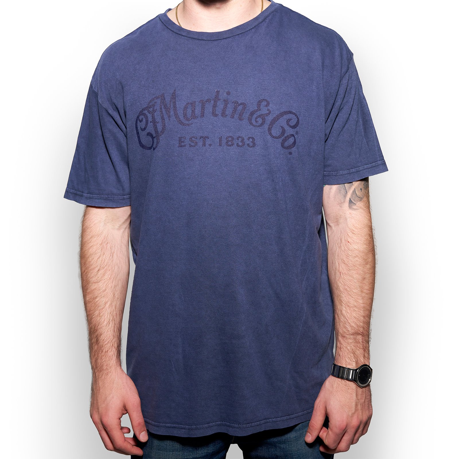 Martin Tone on Tone Elemental Blue T-Shirt image number 1
